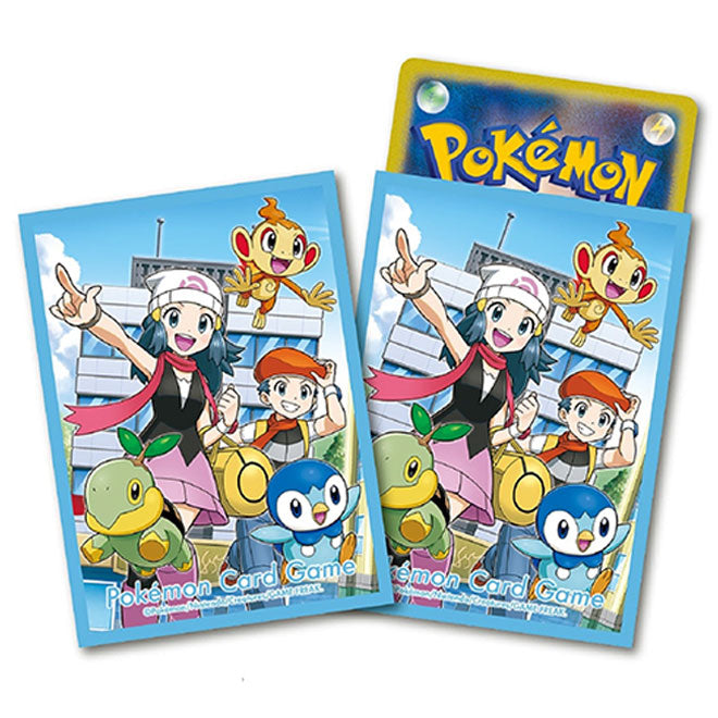 Pokemon Center Japan - Dawn, Lucas, & Sinnoh Starters Sleeves (64 ct.)
