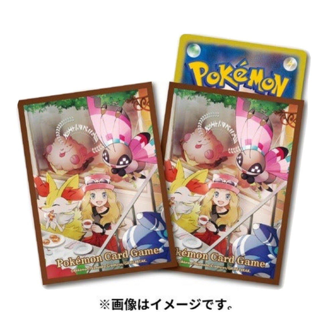 Pokemon Center Japan Incandescent Arcana Serena & Braixen Card Sleeves 64 Ct.