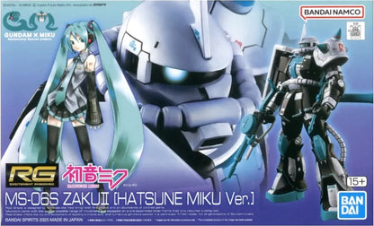 Bandai RG 1/144 MS-06S Zaku II Hatsune Miku Ver. Premium Limited Model Kit