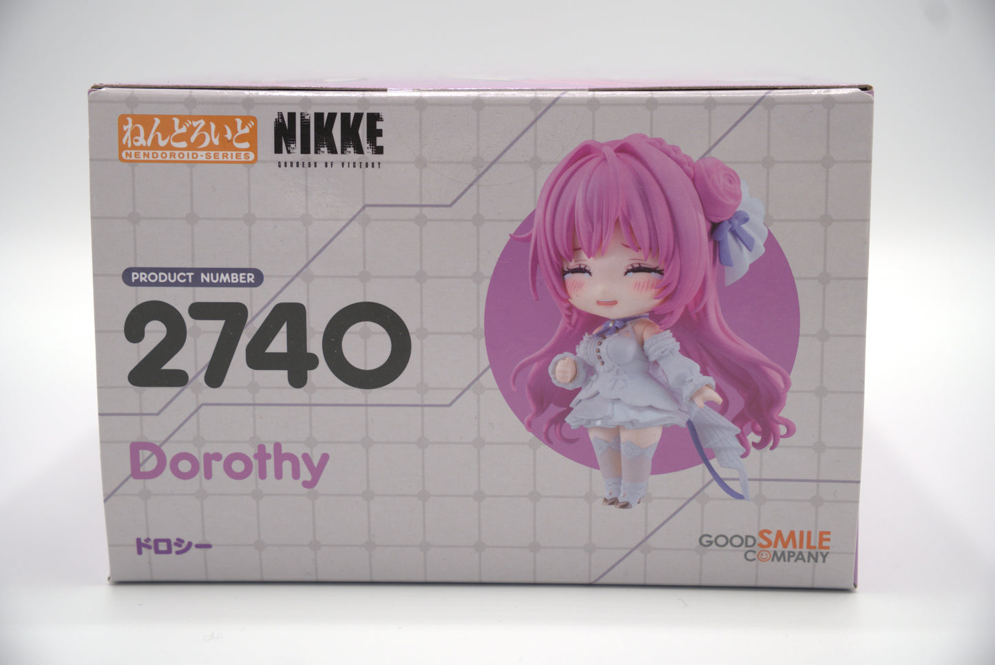 Box for a 'Dorothy' figure by Good Smile Company with product number 2740 on a white background.