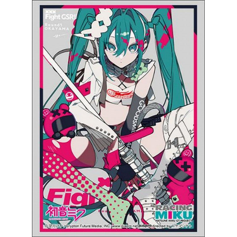 Bushiroad Sleeve Collection HG Vol.5021 [Racing Miku 2025Ver.] Support Illust Round1 OKAYAMA (Card Sleeve)