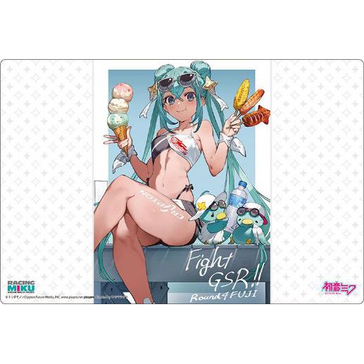 Rubber Mat "Racing Miku 2023 Ver." Round 4 Fuji